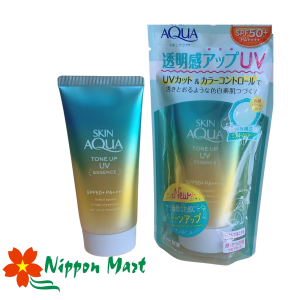 Tinh chất chống nắng nâng tông Sunplay Skin Aqua xanh 50g