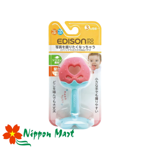 Gặm nướu edison mama cho bé hình táo đỏ