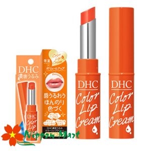 Son dưỡng môi DHC color lip cream 1.5g màu cam