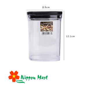 Hộp đựng thực phẩm Canister 520ml nắp đen