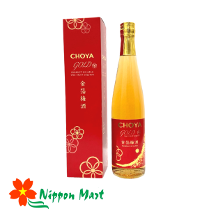 Rượu mơ vẩy vàng Choya Đỏ 500ml Nhật Bản