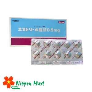 Viên đặt se khít âm đạo Estoril 05mg (1 vỉ 10 viên)