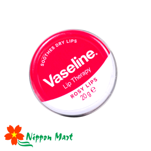 Son Dưỡng Môi Vaseline Lip Therapy Rosy Hộp Thiếc Màu Hồng