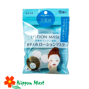 Mặt nạ nén Kose Lotion Mask 15 packs Nhật Bản