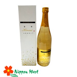 Rượu Nichiei Kinsai Jyunmai with Kaga Gold Leaf 720ml