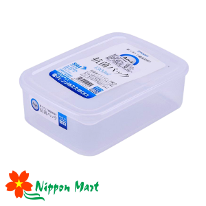 Hộp nhựa đựng thực phẩm nắp dẻo kháng khuẩn Ag+ NAYAKA 1.3L