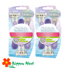 Set 3 Dao Cạo Wax Schick Quattro 4