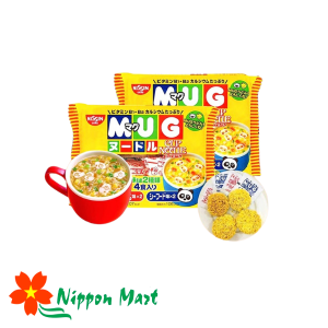 Mì MUG NISSIN Ăn Liền 2 vị hải sản & thịt bầm