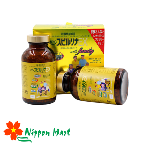 Tảo vàng cao cấp Spirulina EX Nhật Bản 2000 viên