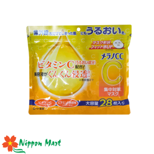 Mặt nạ Melano CC vitamin C sáng da 28 miếng
