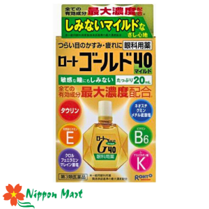 Nhỏ mắt Rohto Gold 40 mild 20ml