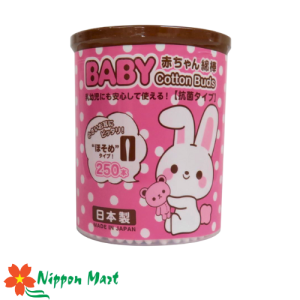 Tăm bông cho bé baby cotton buds 250 cây