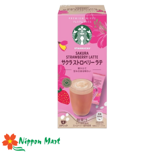Strawberry Latte Starbucks hộp 4 gói