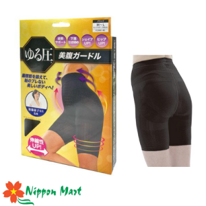 Quần/đai nịt bụng Global Japan Loose Compression Belly Belt L-LL Black