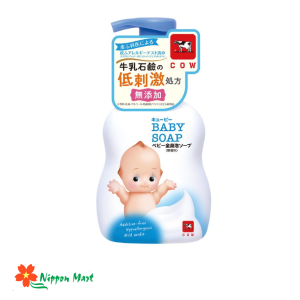 Sữa tắm tạo bọt cho trẻ sơ sinh Kewpie Baby Soap COW 400ML
