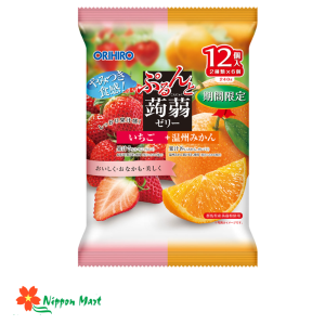 (Date t9/2026) Thạch Orihiro vị dâu, quýt 12 túi