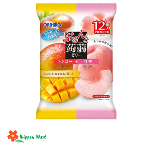 (Date T9/2026) Thạch Orihiro vị xoài, cam 12 túi